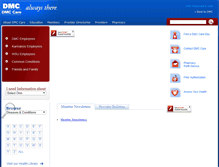 Tablet Screenshot of dmc-care.org